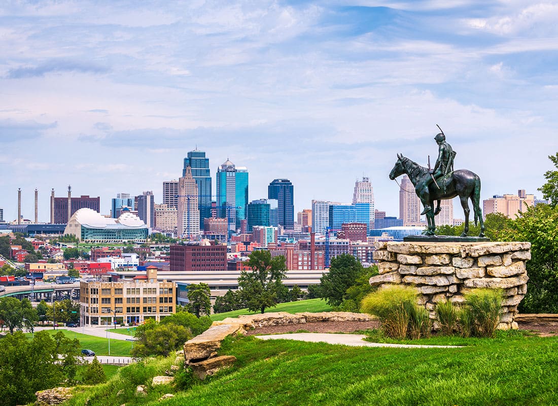 Insurance Solutions - Kansas City, Missouri With Statue